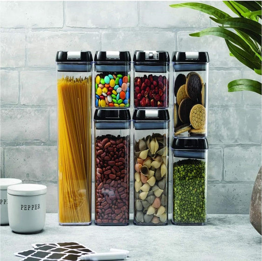 7 Pieces Of Air-Tight Sealed Food Storage Container Set