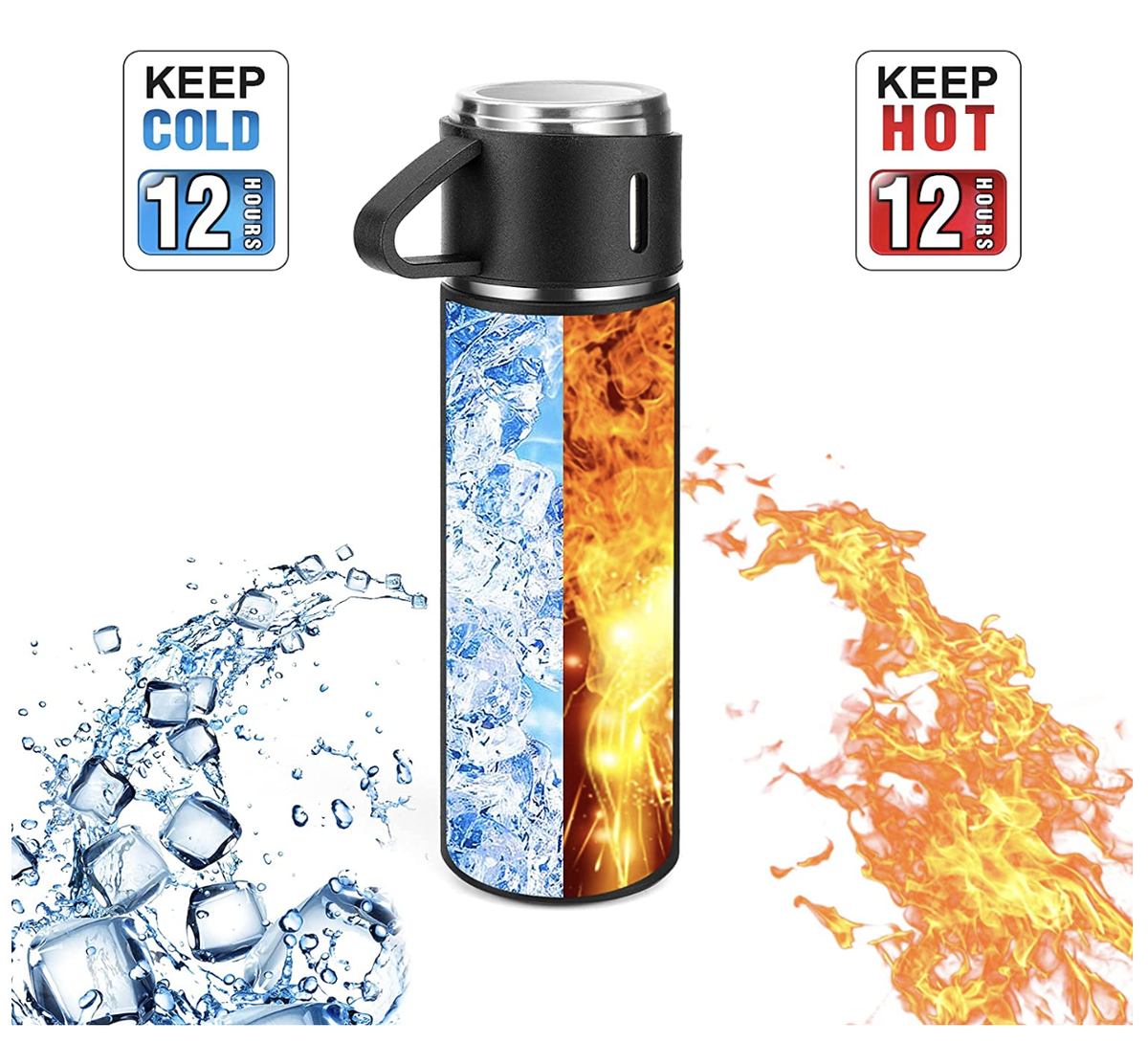 Thermal Insulated Travel Flask Set