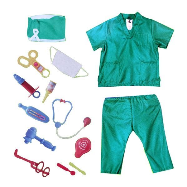 Doctor Dress Up Costume - Green