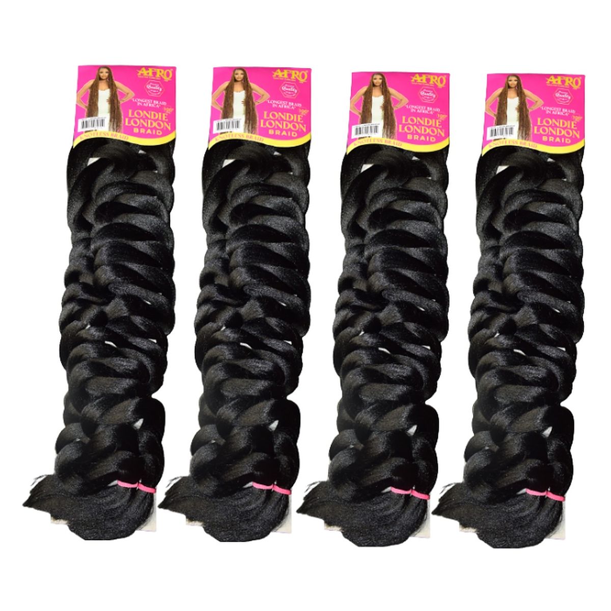 4 x Londie London Braid 100'' - Colour #1