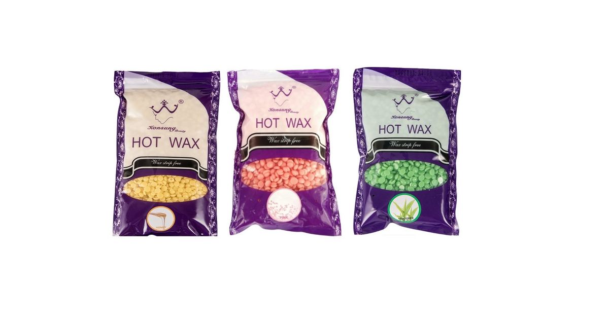 Hot Wax Beans Yellow, Pink, Green - Set Of 3