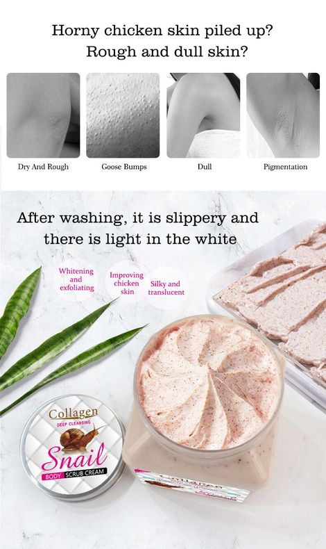 Collagen Snail Body Scrub-500ml