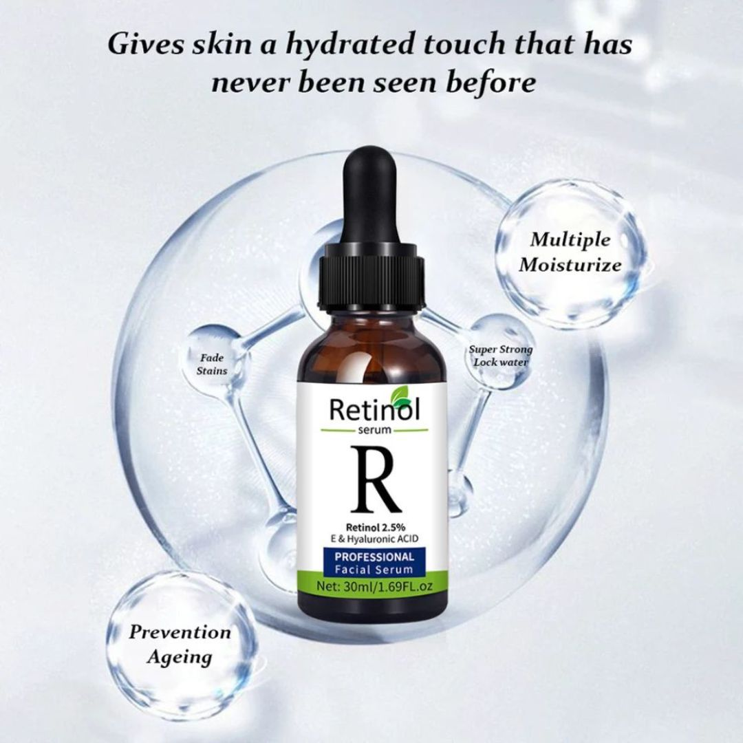 Face Serums Set-Hyaluronic Acid & Vitamin C & Retinol, derma roller, masks
