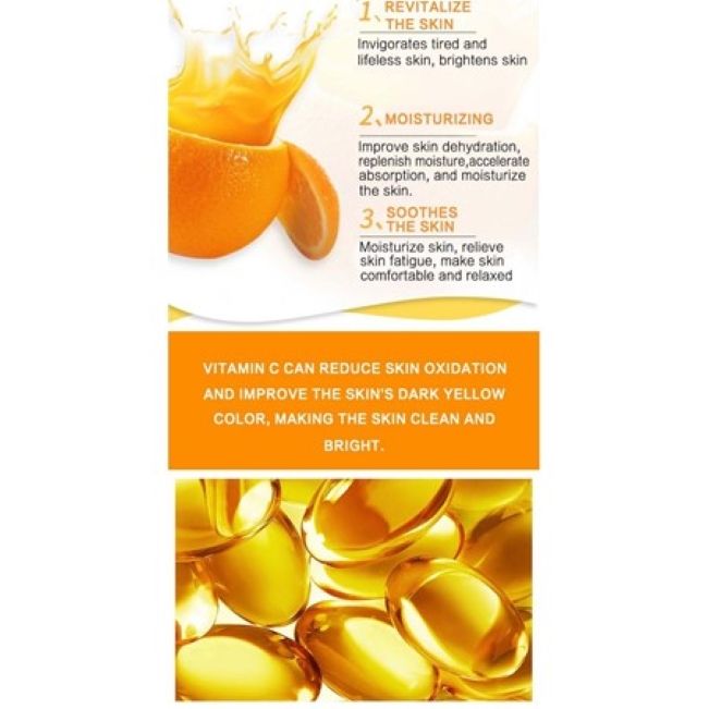 Dr. Rashel Vitamin C Brightening and Anti Aging Silk Mask- 5 Pack - Easy Trade