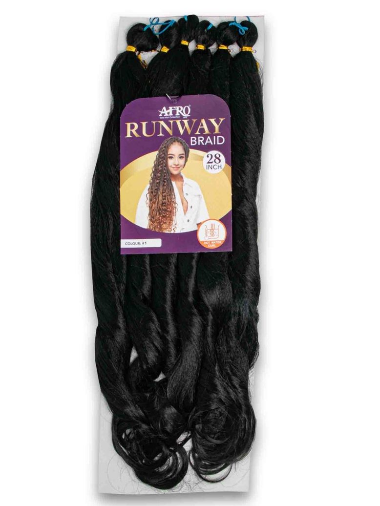 28" Inch Hot Water Curler for Braids - 2 Pack + Mousse Curl Shaping