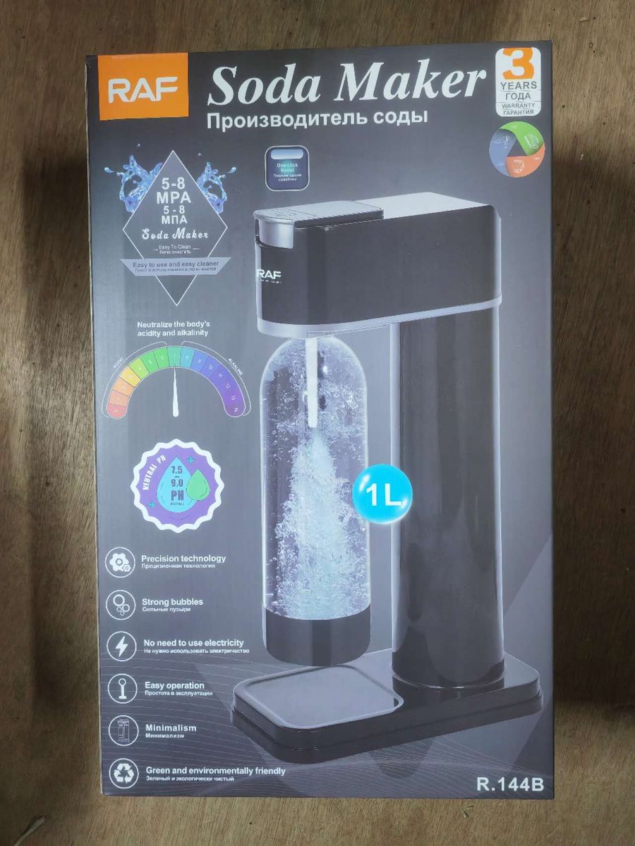 RAF Portable 1L Sparkling Water Maker Soda Water Maker