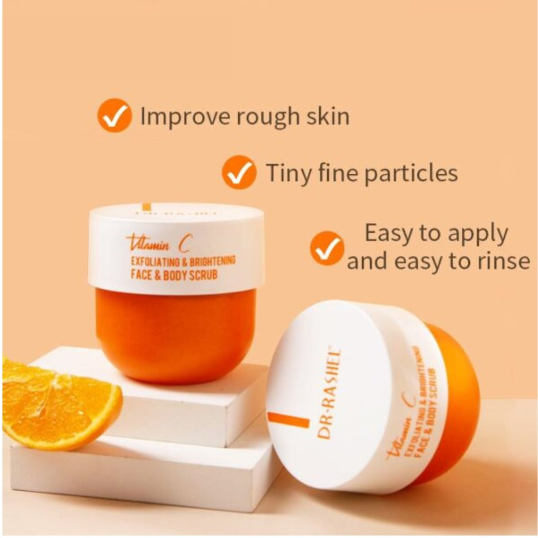 Vitamin C Exfoliating & Brightening Face & Body Scrub