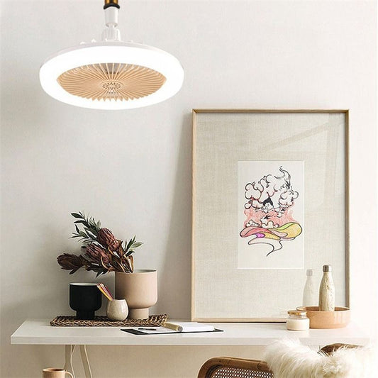 360 Rotation LED Ceiling Light With Fan 6500K