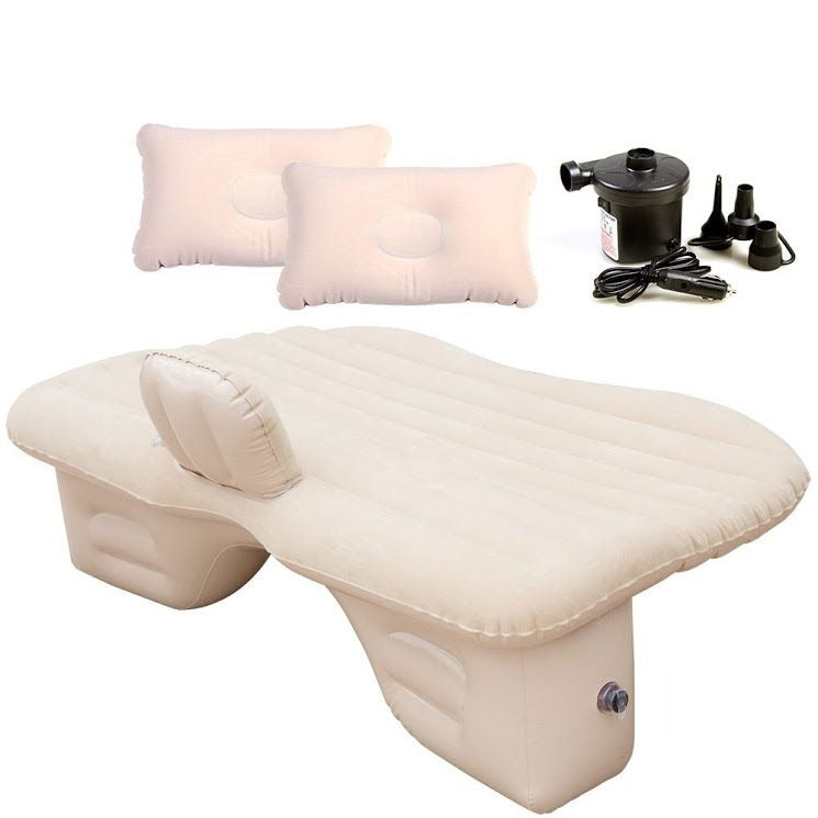 Portable Luxury Flannel Car Air Bed Inflatable Mattress