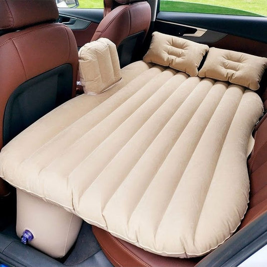 Portable Luxury Flannel Car Air Bed Inflatable Mattress