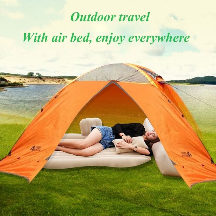 Portable Luxury Flannel Car Air Bed Inflatable Mattress
