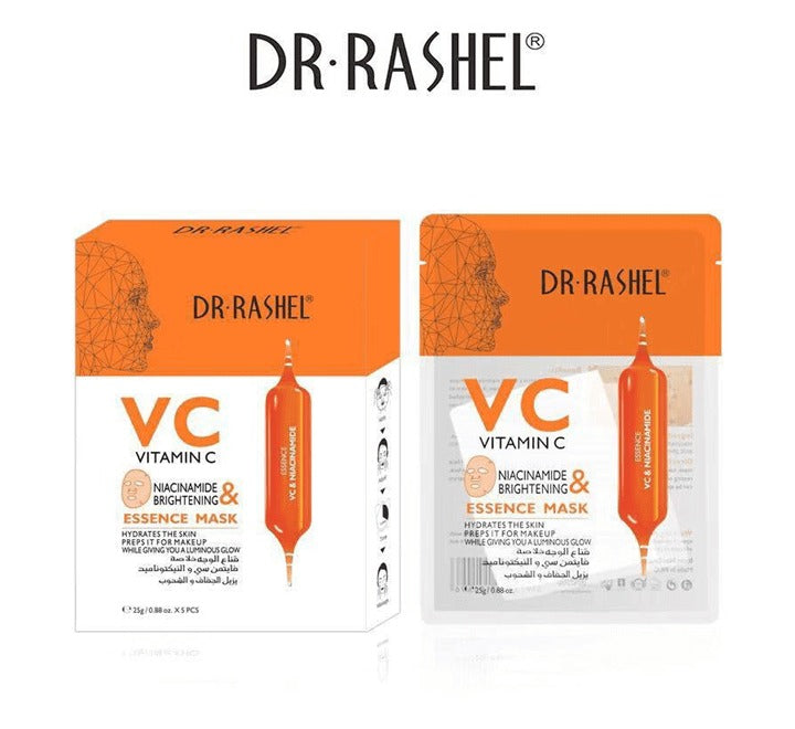 5 Piece Dr Rashel Vitamin C & Brightening Essence Mask