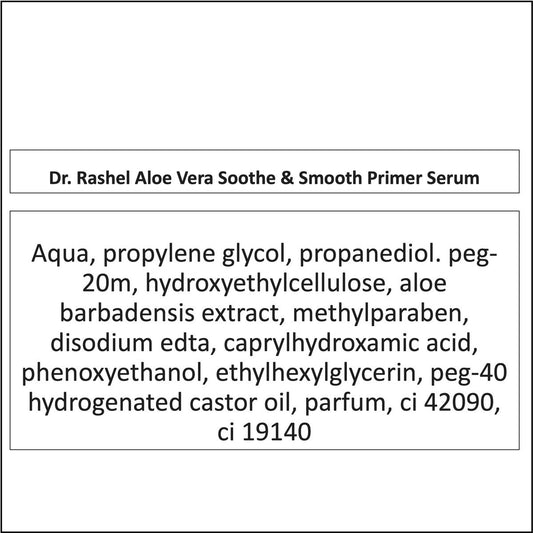 Dr Rashel Aloe Vera Soothe & Smooth Primer Serum – 100ml