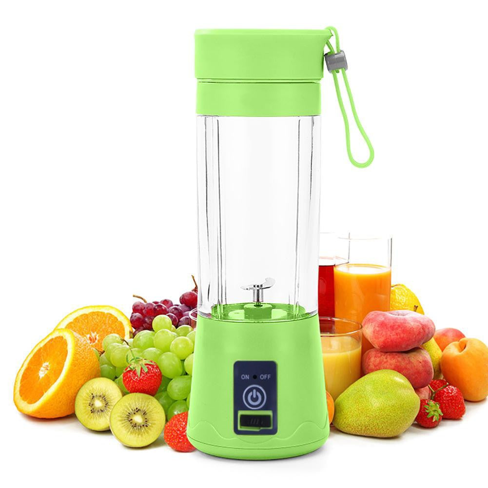 Portable & Rechargeable Battery Juice Blender - Green