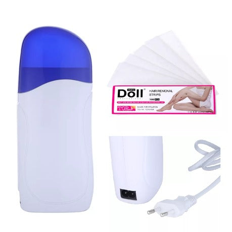 Professional 6 Piece Set Depilatory 6 in 1 Hair Removal Roll on Wax Kit
