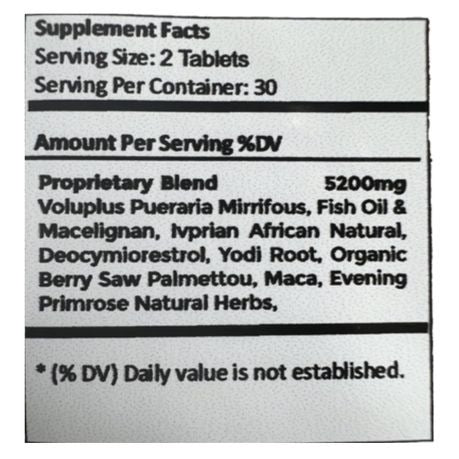 100 % Natural Weight Gain Powder 1Kg & Butt Enlargement Mega Power Capsules