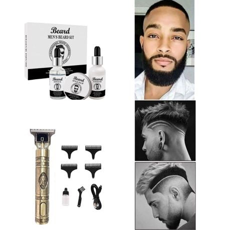 Hair Trimmer and Beard Kit Set