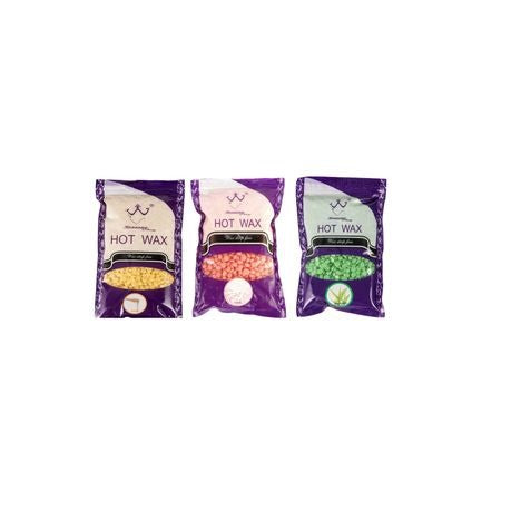Hot Wax Beans Yellow, Pink, Green - Set Of 3