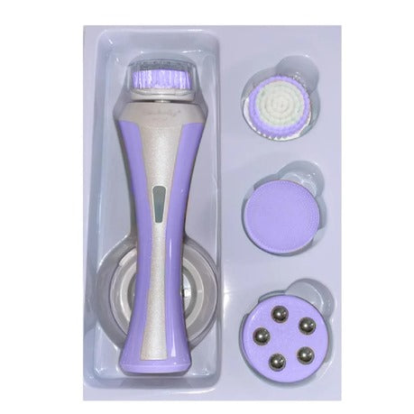 Rechargeable 3 in 1 Electric Facial Cleansing Brush 737-BB-GBL Restores soft and smooth skin