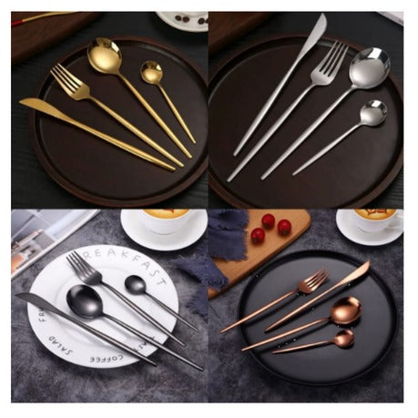 Stainless Steel Cutlery Set - 24 Piece Stainless Steel Cutlery Set - 24 Piece Code: MOQ: 4