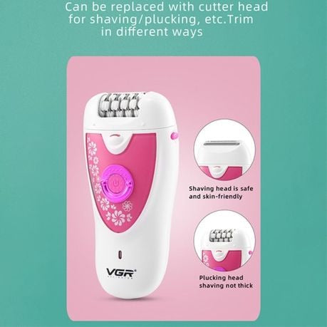2 in 1 Portable Electric Epilator with Eau De Parfum Oud Mood & Hair Oil