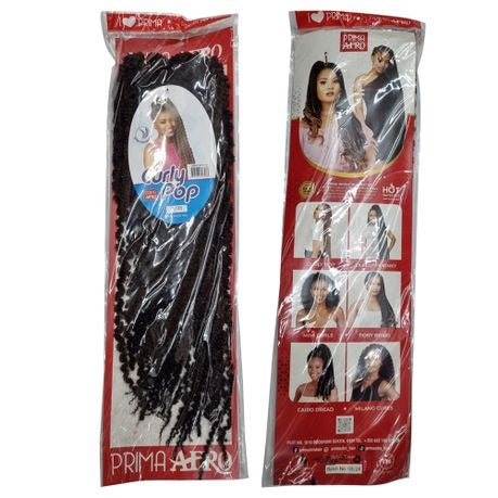 Prima Afro - Curly Pop Hairpiece Colour 1/33