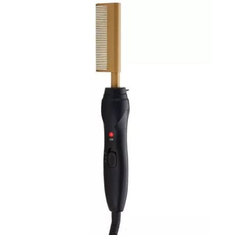 Lilhe High Quality Led Light Ceramic Hot Comb - Gold