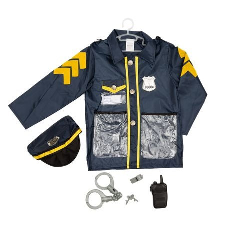 Policeman-Police Officer Costume Set with Accessories - Deluxe Policeman Role Play Costume Set with Accessories - Deluxe