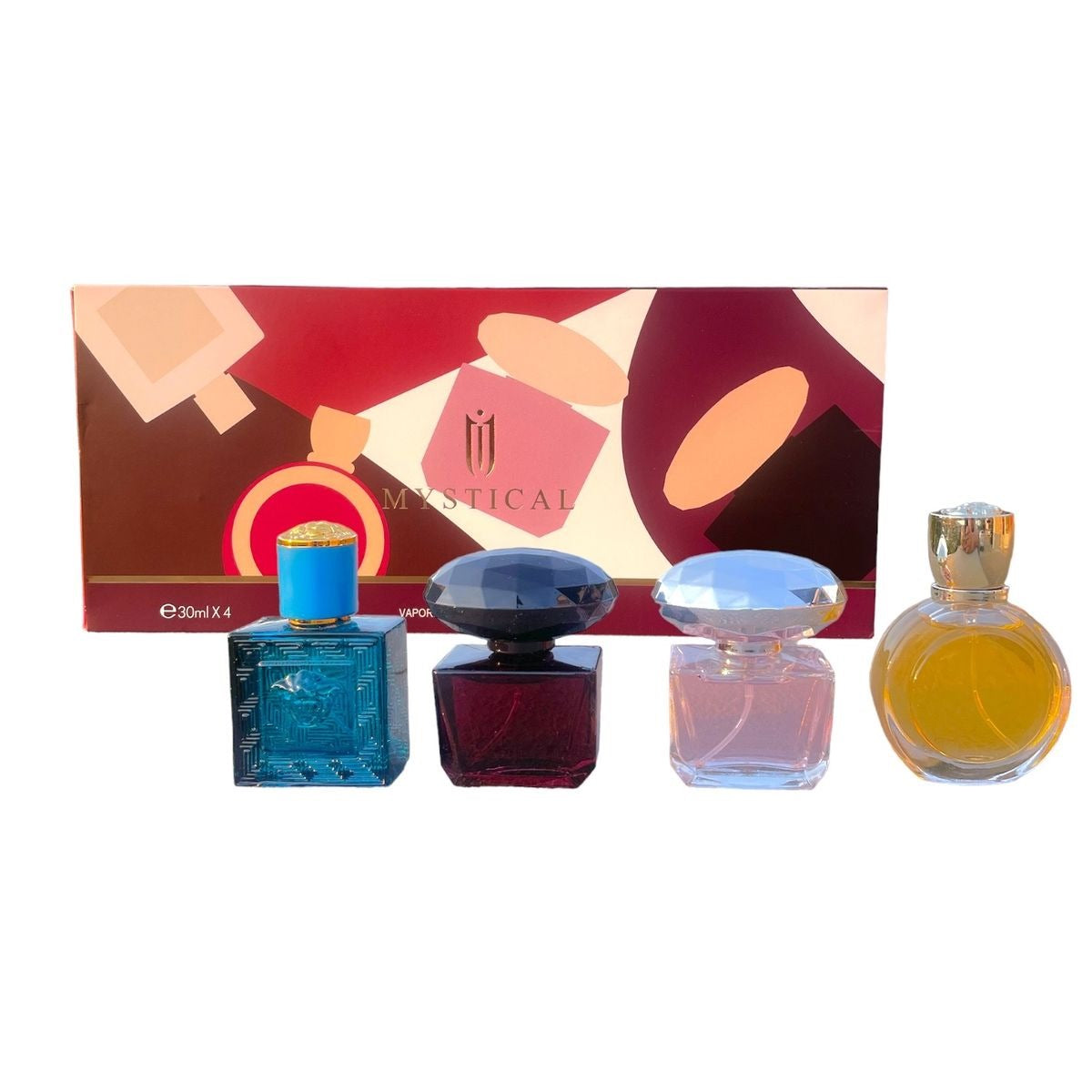 Valentine's special Mystical Luxury Womens 30ml 4 Pack Perfume Gift Set - Eau De Parfum
