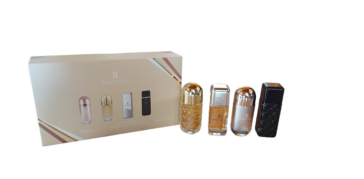 Valentine's special Mystical Perfume set of 4 x 30ml (GOLD)
