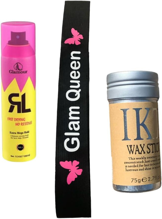 Glamour Freeze Spray, Elastic Melting Band, Wax Stick