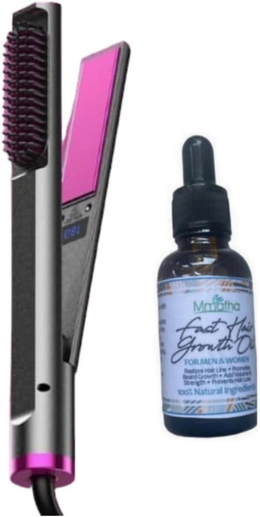 Professional Hair Straightener & Mmafha Hair Oil