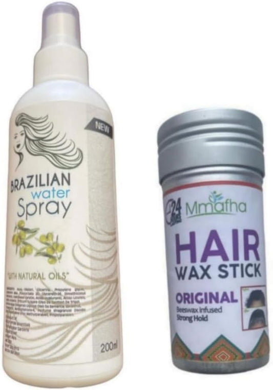 Brazillian Hair Water Spray & Mmafha Wax Stick