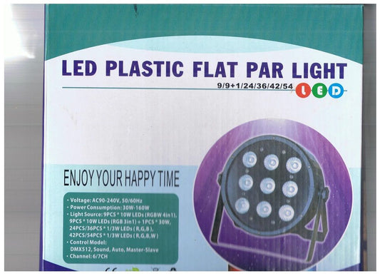LED Flat plastic par light