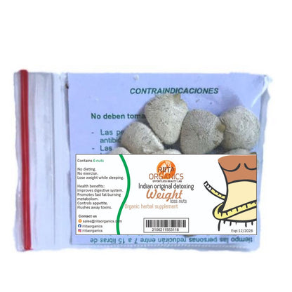 Original Indian Natural Weight Loss & Detox Nuts (6 nuts) - Fat Burner Seeds
