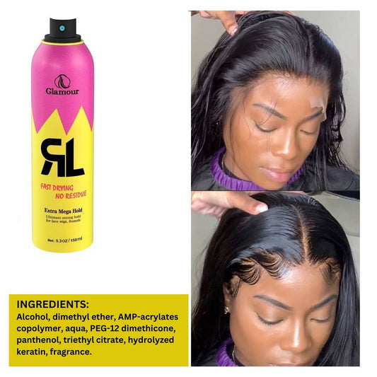 Glamour frontal lace wig freezing glued spray 150ml