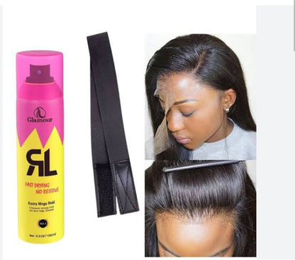 Glamour frontal lace wig freezing glued spray 150ml
