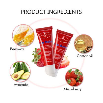 Strawberry Lip Balm (Intensive Treatment For Very Dry Or Chapped Lips)