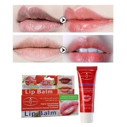 Strawberry Lip Balm (Intensive Treatment For Very Dry Or Chapped Lips)