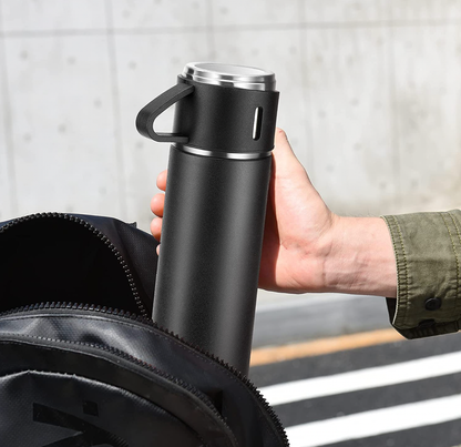Thermal Insulated Travel Flask Set