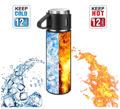 Thermal Insulated Travel Flask Set