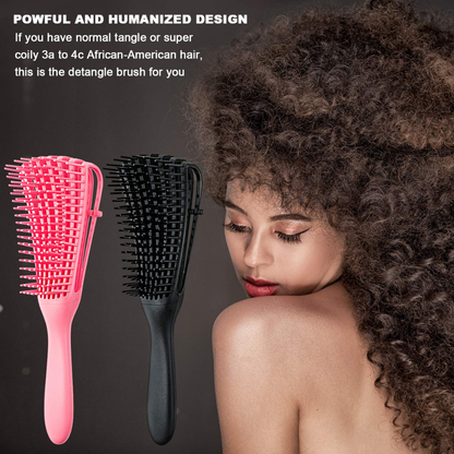 Detangling Hair Brushes for Natural Hair Thick Curly Kinky Coily, Wet