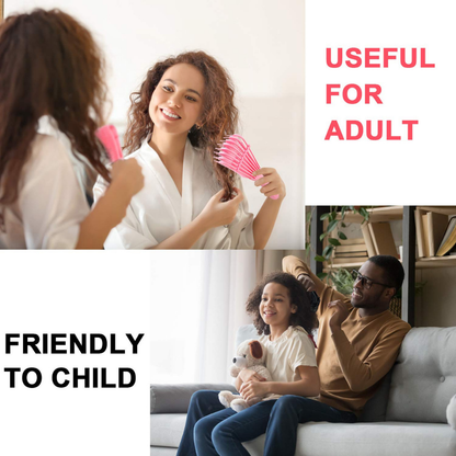 Detangling Hair Brushes for Natural Hair Thick Curly Kinky Coily, Wet