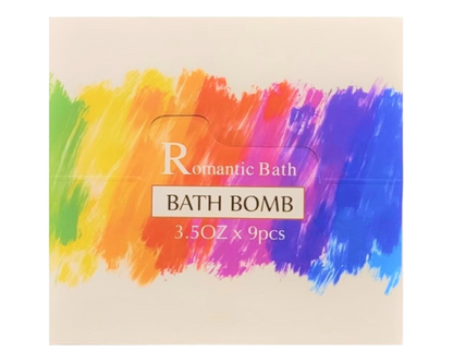 Romantic Bath Bombs - Set of 9 Pieces (3.5 OZ x 9 Pieces)