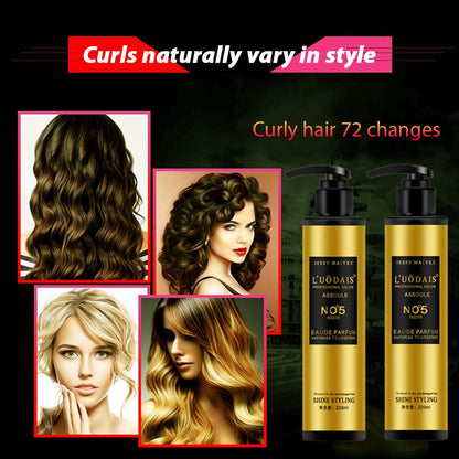 Moisture Styling Elastin for Dry Damaged Curly Hair Care