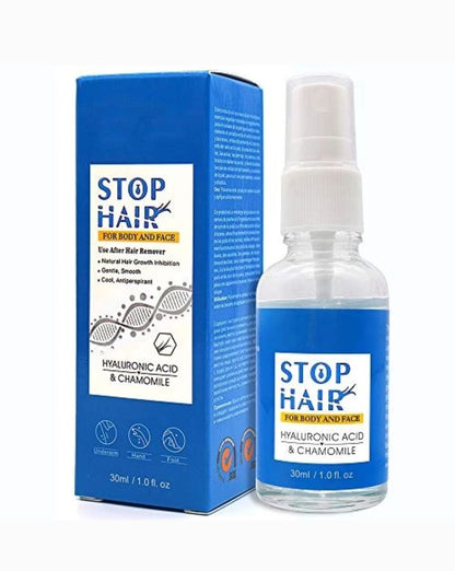 Stop Hair Growth Spray with Hyaluronic Acid & Chamomile