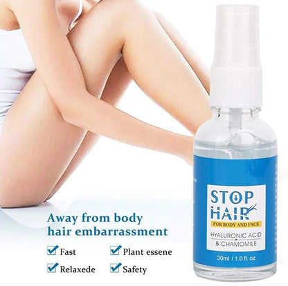Stop Hair Growth Spray with Hyaluronic Acid & Chamomile