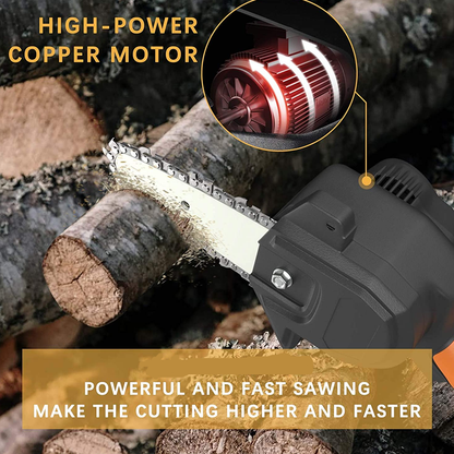6 Inch 750W Wireless Electric Chain Saw SC-4001
