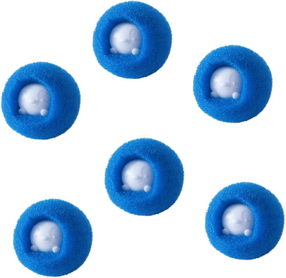 Washing Machines 6pcs Sponge Hairball , Washer Lint Remover Washing