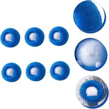 Washing Machines 6pcs Sponge Hairball , Washer Lint Remover Washing